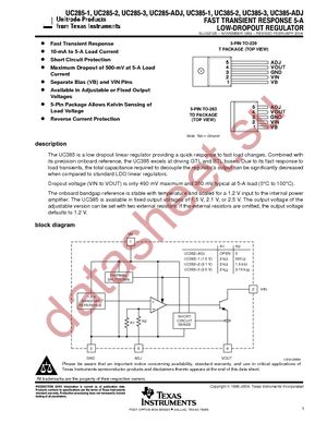 UC285T-2 datasheet  